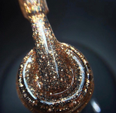 Rose Gold Glitter - Akzentz Luxio, 15ml/0.5oz